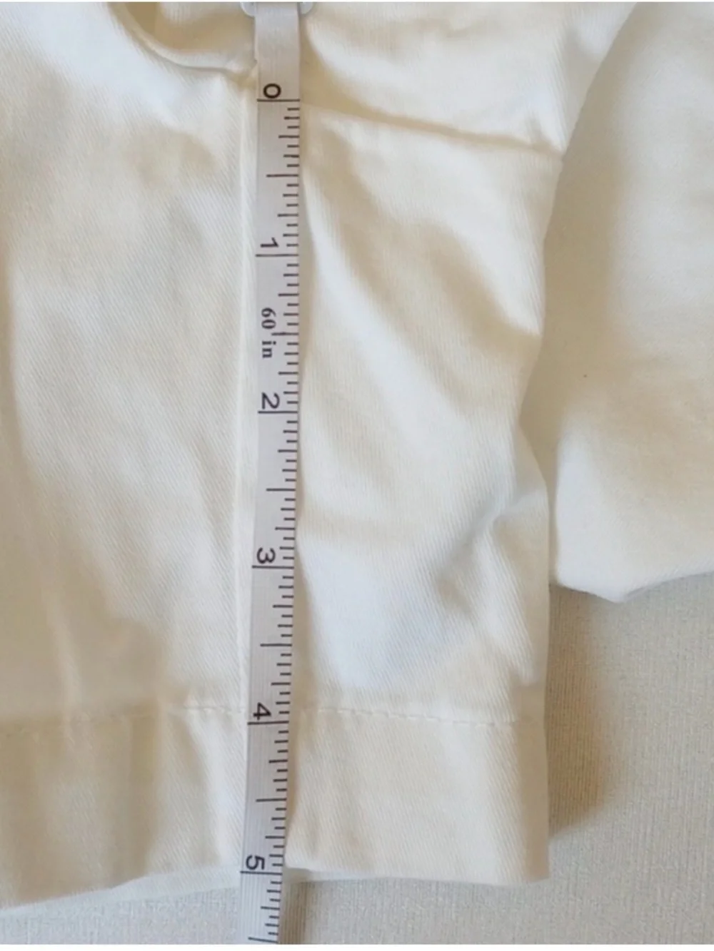 NWT Merona Chino Shorts size 12 White 5" Inseam - Picture 6 of 6